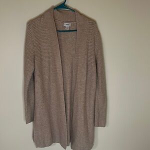 Old Navy Beige Open-Front Cardigan